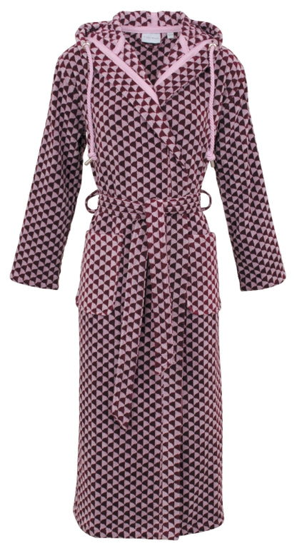 Women Hooded Velor Bathrobe - Carl Ross