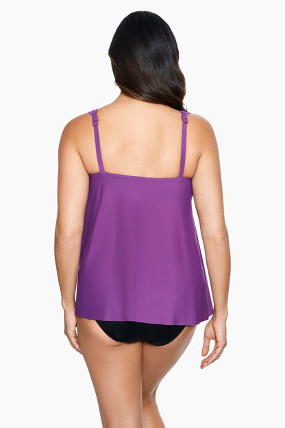 Razzle Dazzle Tankini In Orchid - Miracle Suit