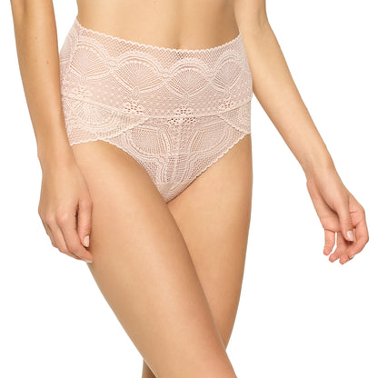 Finesse Super Stretchy Lace Brief In Warm Nude - Felina