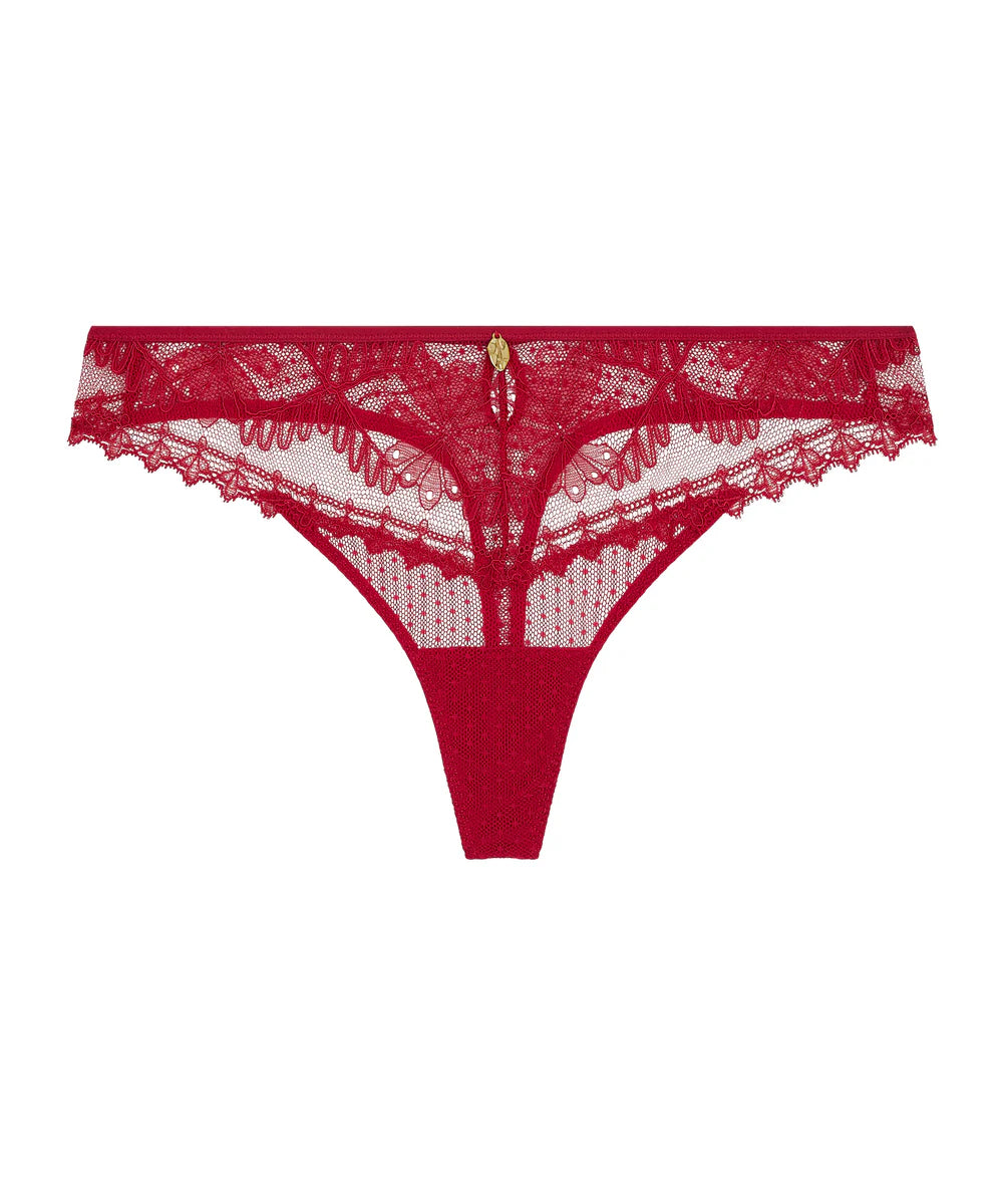 Mystery of Love Tanga in Cherry - Aubade | BraTopia Canada