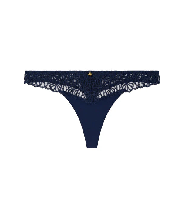 Secret Memories Tanga in Deep Blue - Aubade