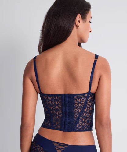 Secret Memories Bustier in Deep Blue - Aubade