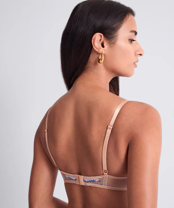 Poetic Delights Underwired Triangle Bra in Skyway - Aubade