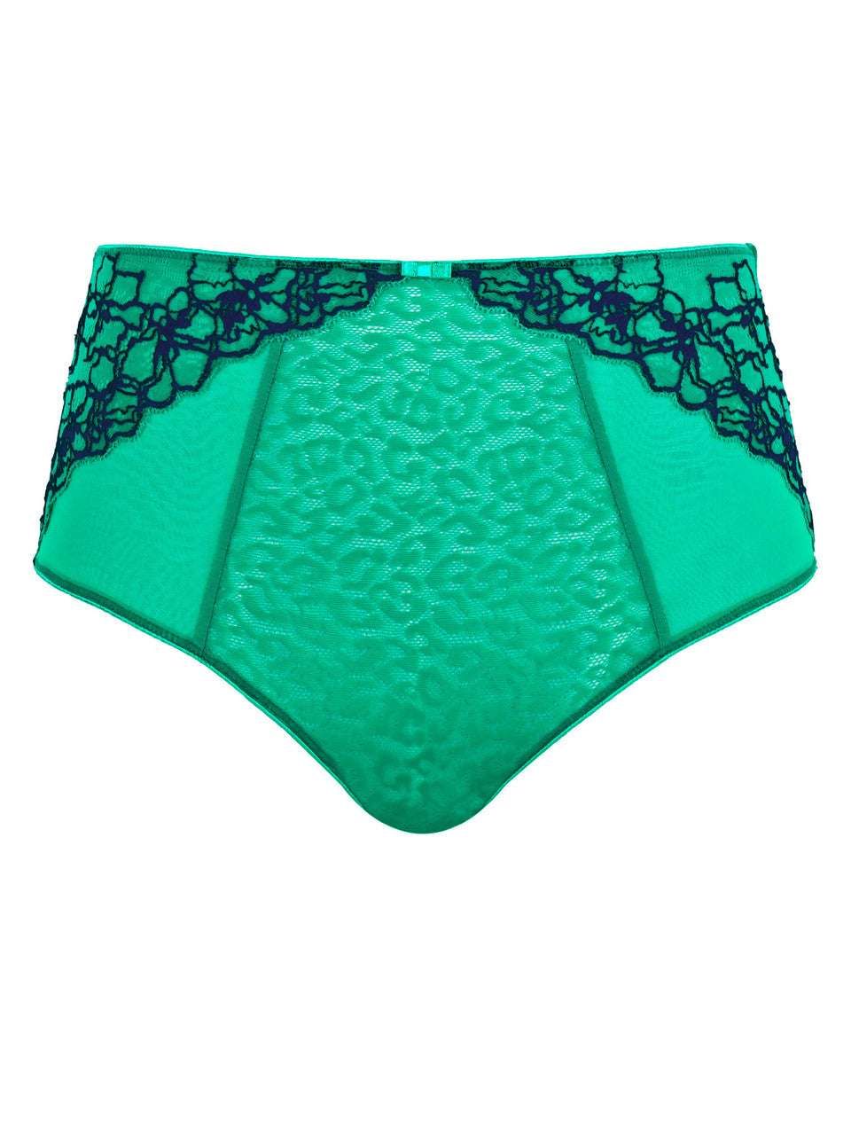 Envy Deep Brief In Emerald Leopard - Panache