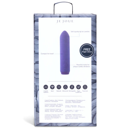 Classic Rechargeable Bullet Vibrator In Purple - Je Joue