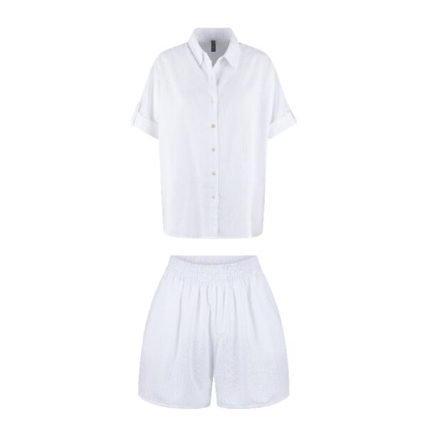 Cotton Pyjama Set In Bonnie Blue - Lingadore