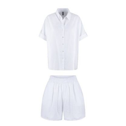 Cotton Pyjama Set In Bonnie Blue - Lingadore