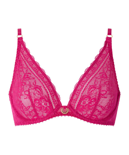 Ivresse Baroque UW Triangle Bra in Pink Muse - Aubade
