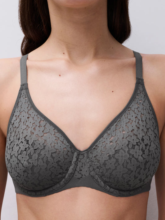 Norah Comfort Flex Fit Full Cup Bra In Vert Argile - Chantelle