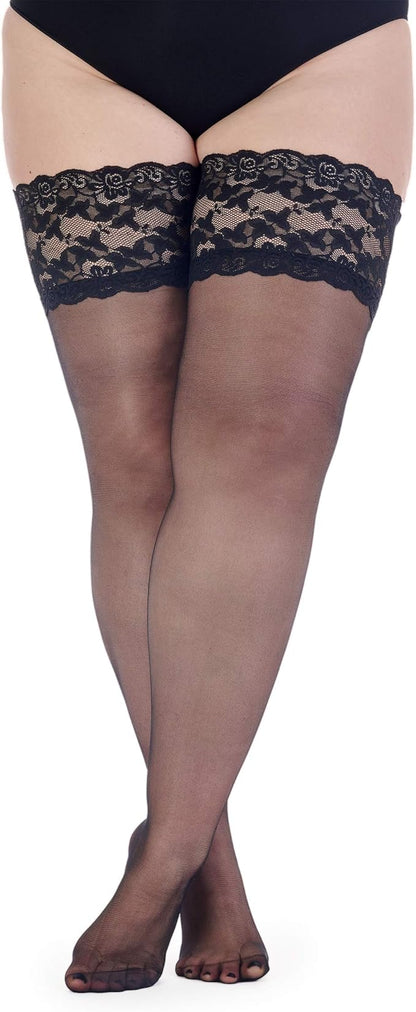 20D Smooth Lace Top Hold Ups - Pretty Polly