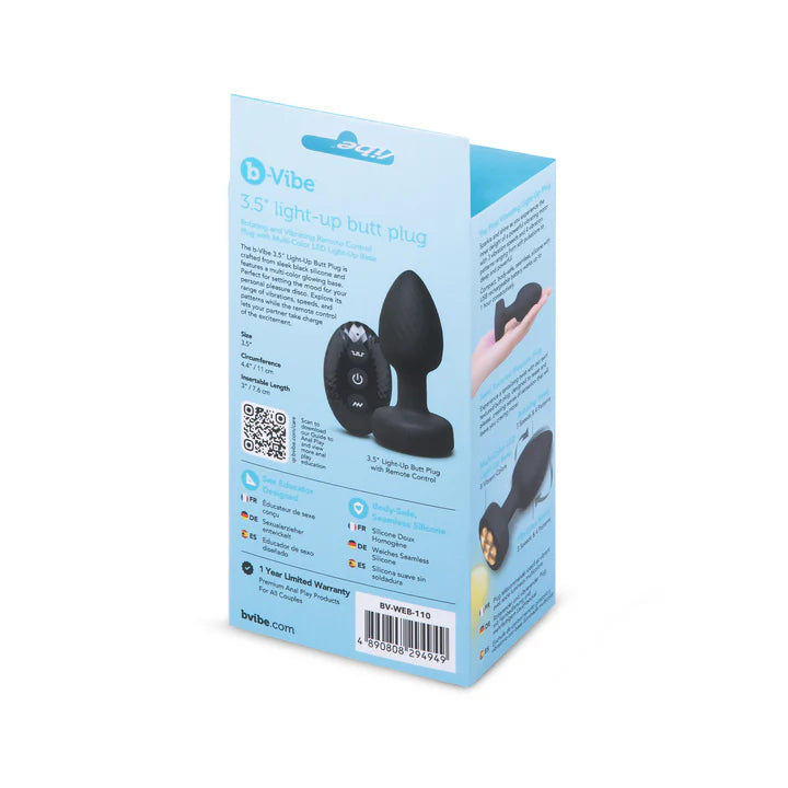 Light Up Butt Plug - b-Vibe