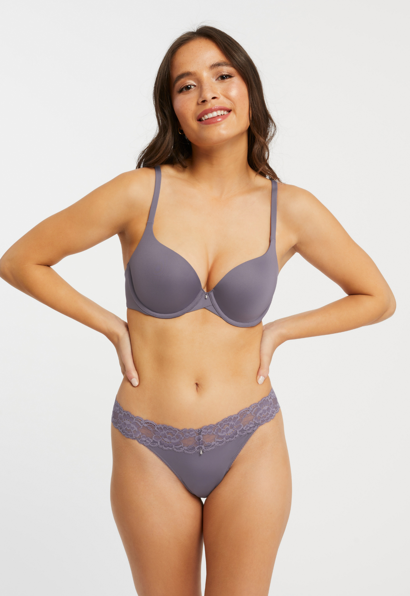 Halo Thong In Purple Cloud - Montelle