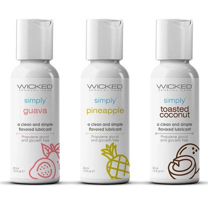 Simply Tropical Trio Travel Kit Lubricant - Wicked