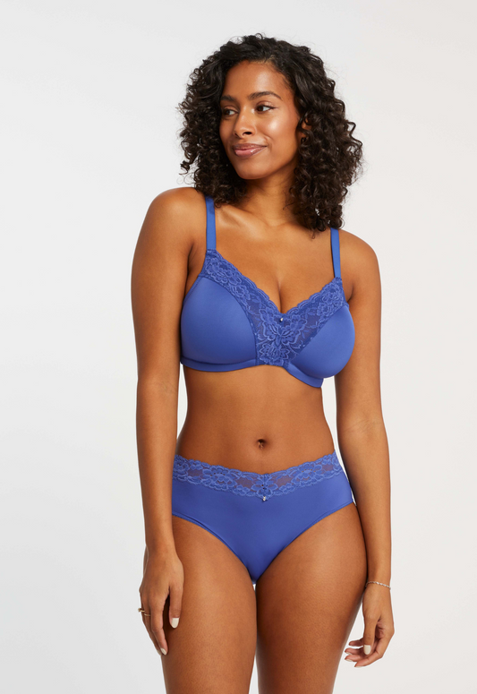 Wire Free Dream Bra In Sapphire - Montelle