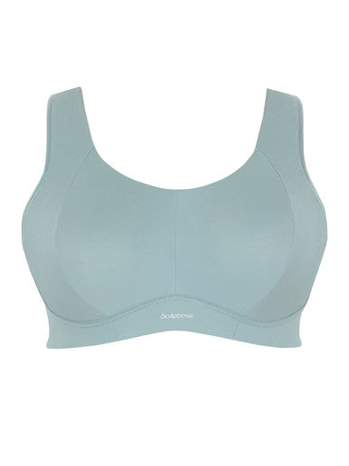 Thrive Non Padded Wired Sports Bra in Pale Green - Panache