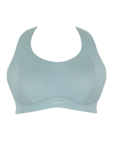 Thrive Non Padded Wired Sports Bra in Pale Green - Panache