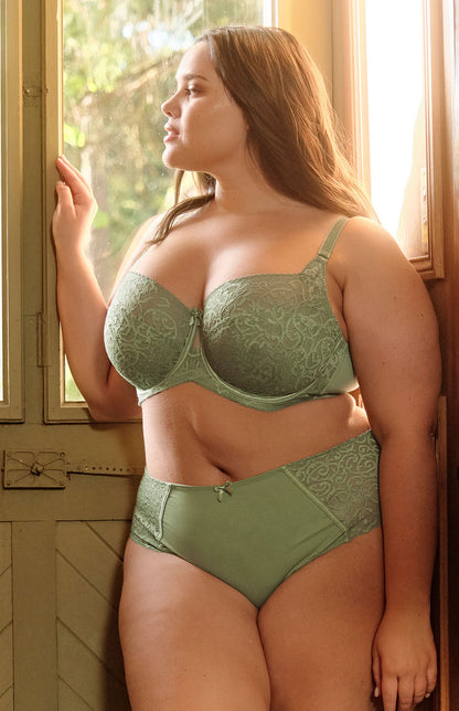 Estel Full Cup In Sage - Sculptresse