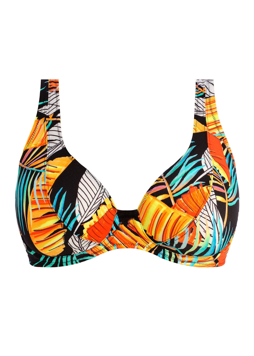 Samba Nights High Apex Bikini Top In Multi- Freya – BraTopia
