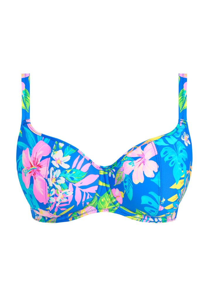 Hot Tropics UW Seeheart Haut De Bikini - Bleu - Freya