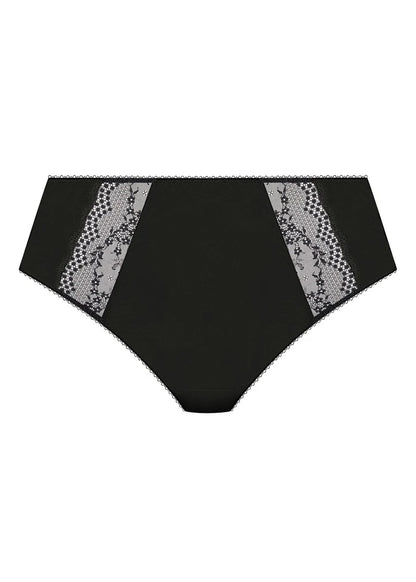 Lucie High Leg Brief In Jet - Elomi