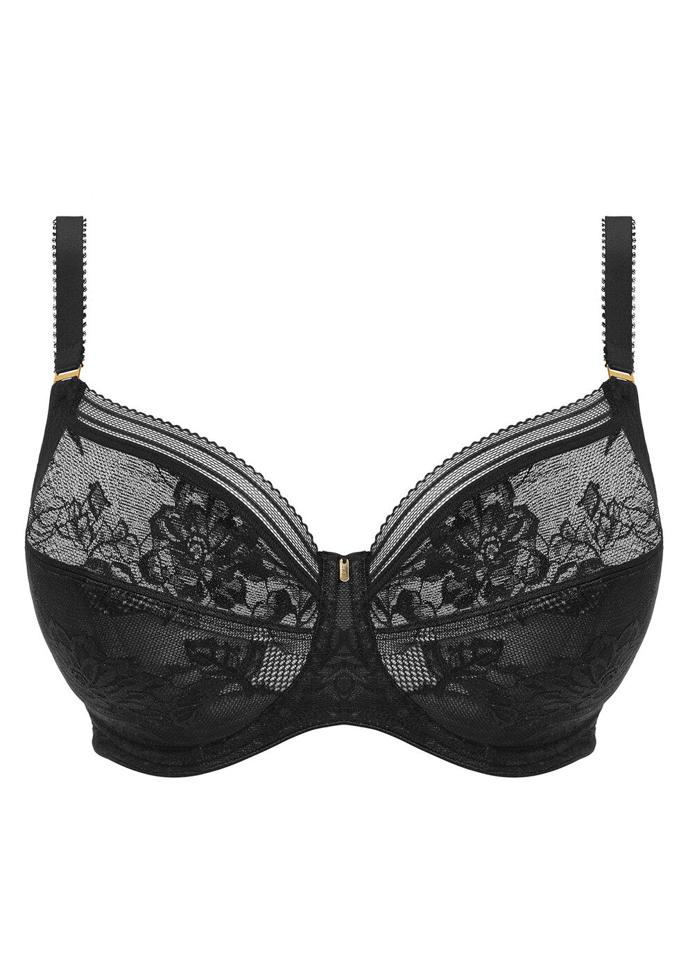 Fusion Lace Full Cup Side Support Bra In Black - Fantasie – BraTopia