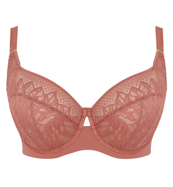 Sophia Full Cup Bra In Sienna Rose - Sculptresse