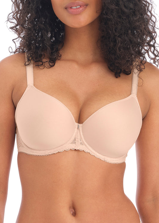 Freya Signature Moulded Spacer Bra In Beige - Freya