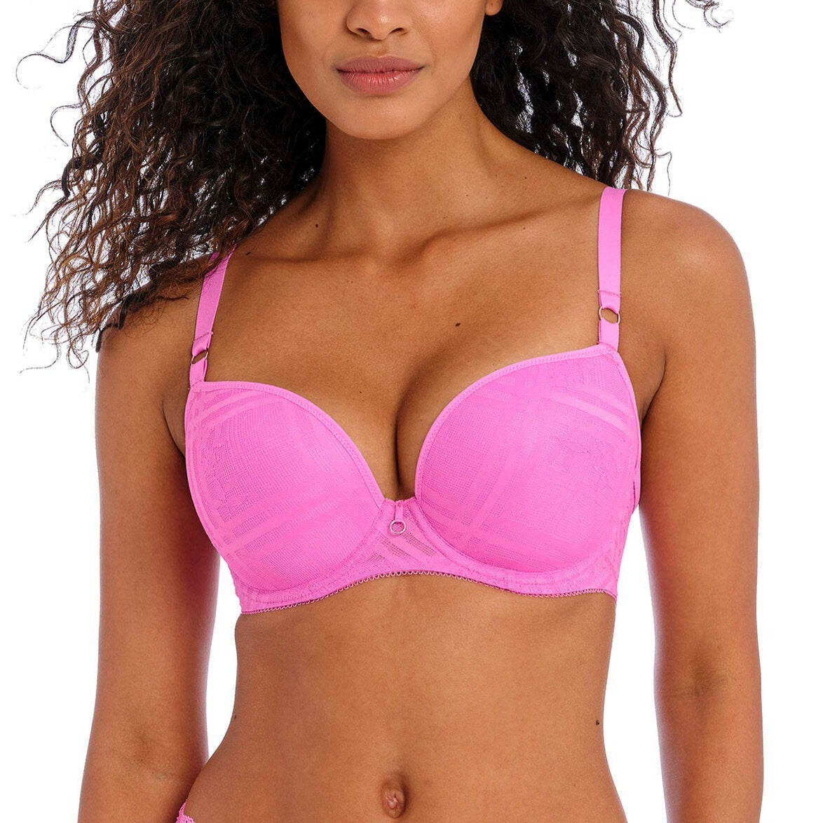 Fatale Underwired Molded Plunge T-Shirt Bra In Candy Blossom - Freya