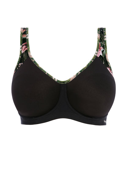 Wild Side Underwired Moulded Plunge T-Shirt Bra In Leopard - Freya