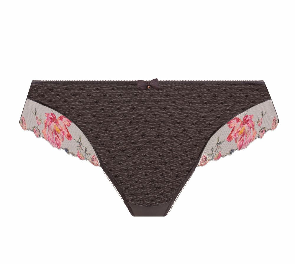 String Adrienne En Charcoal Bloom - Fantasie