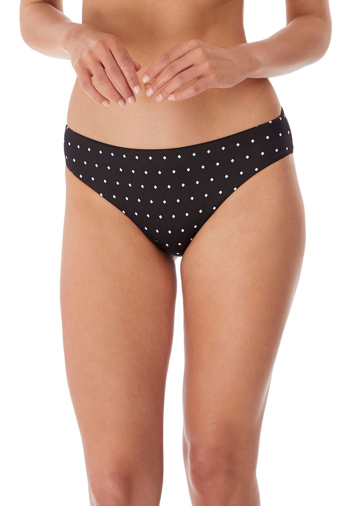 Jewel Cove High Waist Bikini Brief In Black - Freya