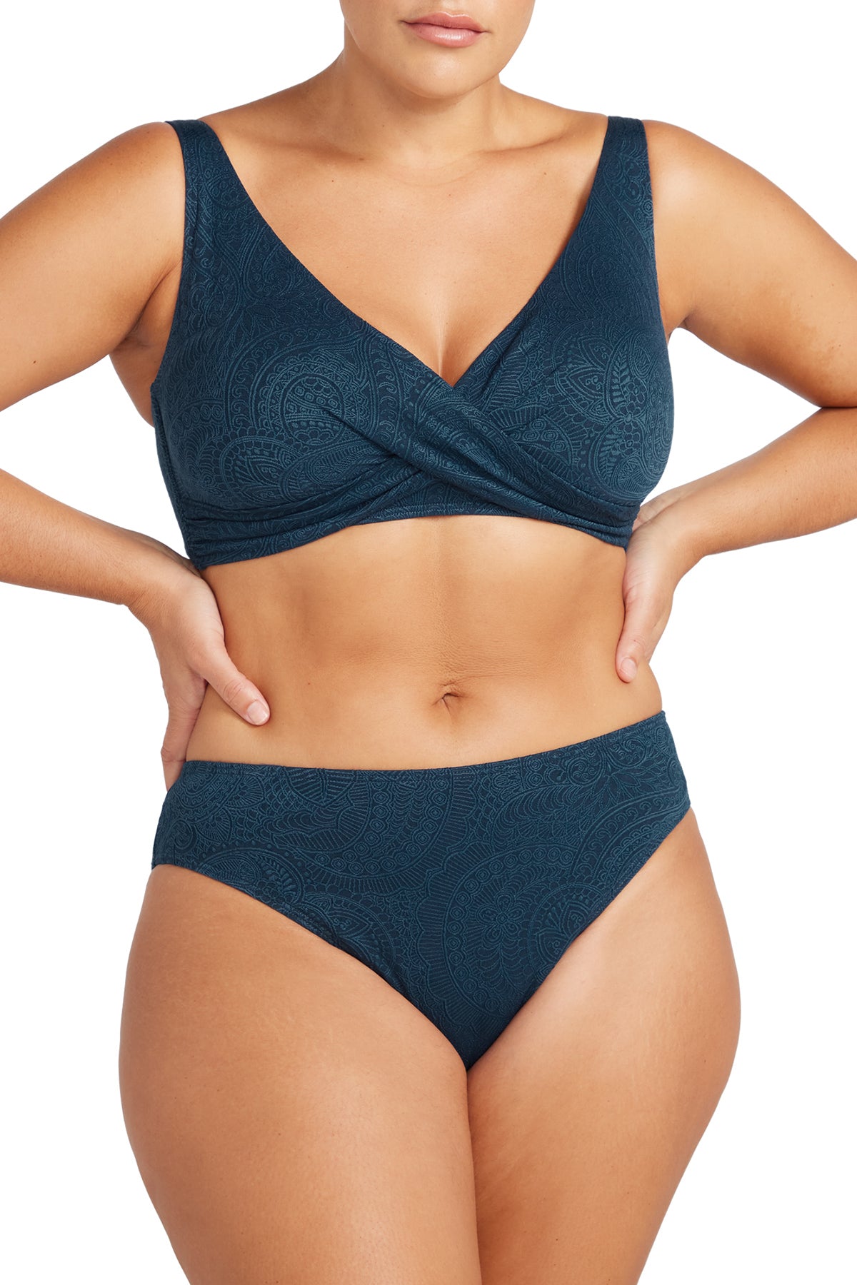 La Traviata Basic Bikini Bottom In Navy - ArteSands