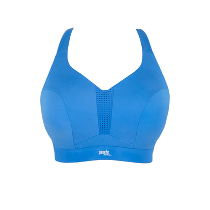 Endurance Non Padded Wired Sports Bra in Azure - Panache