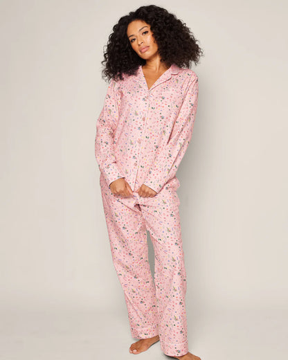 Women's Pajama Set In Vintage Sweets - Petite Plume