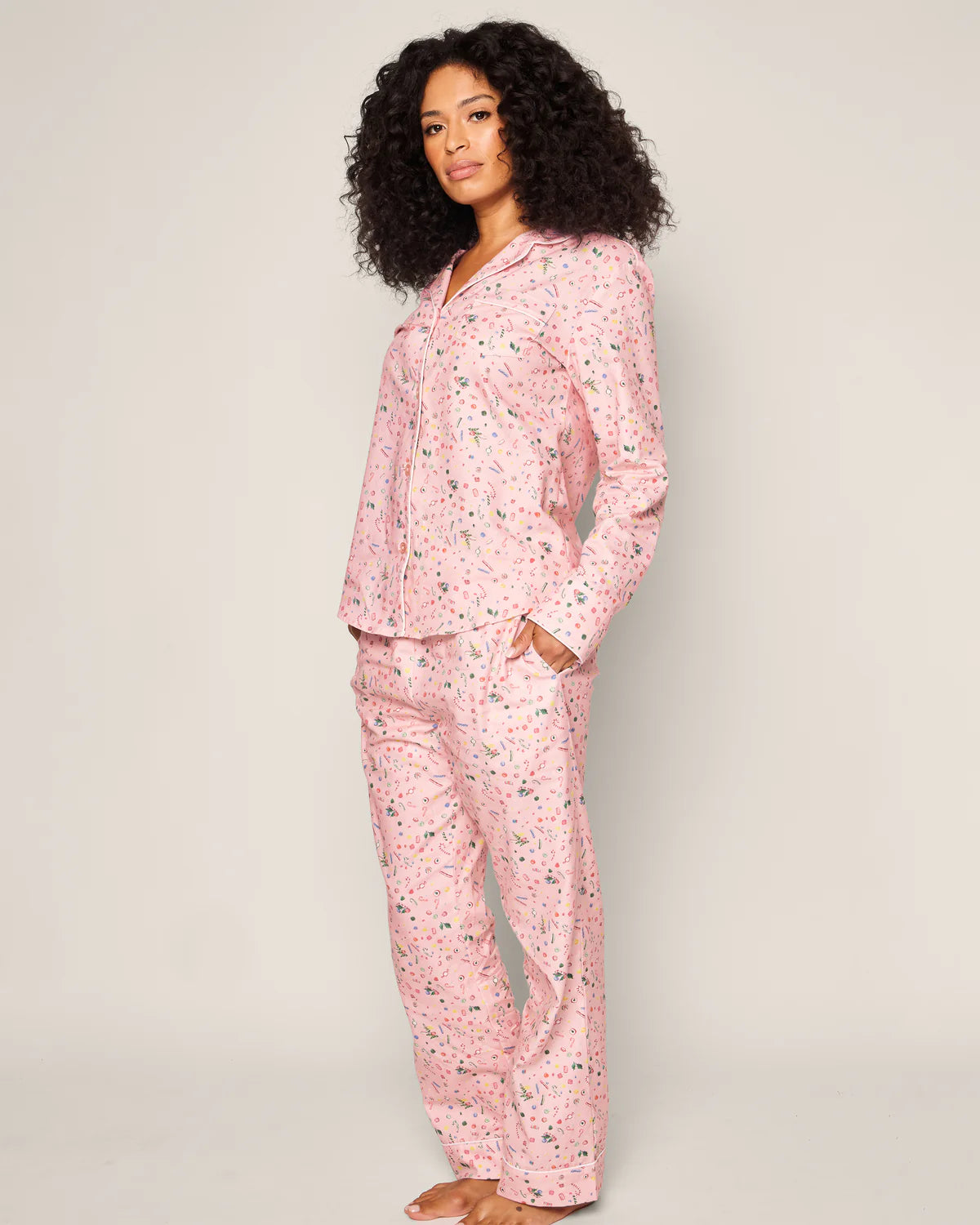 Women's Pajama Set In Vintage Sweets - Petite Plume