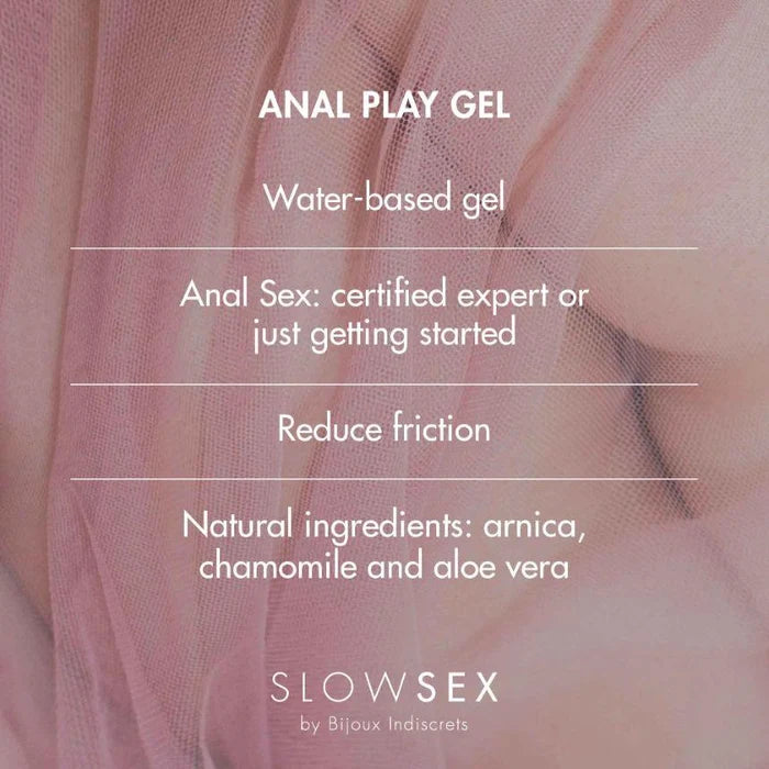 Anal Play Gel - Slow Sex - Bijoux Indiscrets