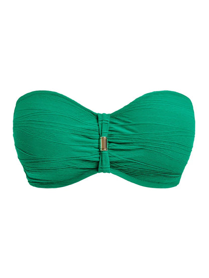 Beach Waves Bandeau Bikini Top in Tourmaline - Fantasie