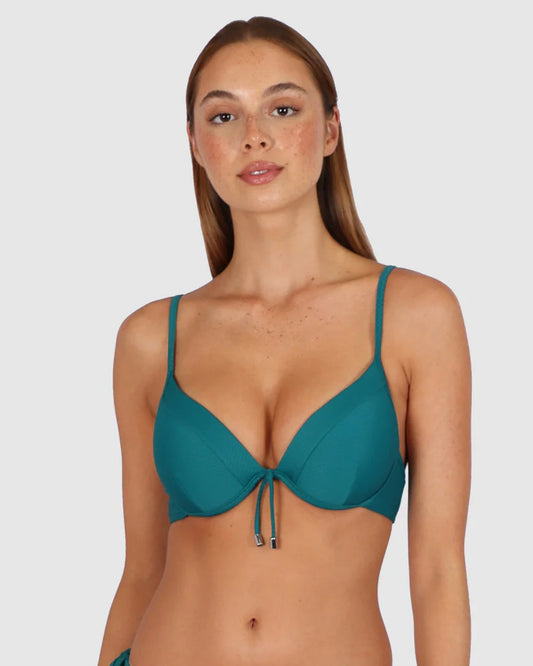 Rococco Booster Bikini Top In Jungle - Baku