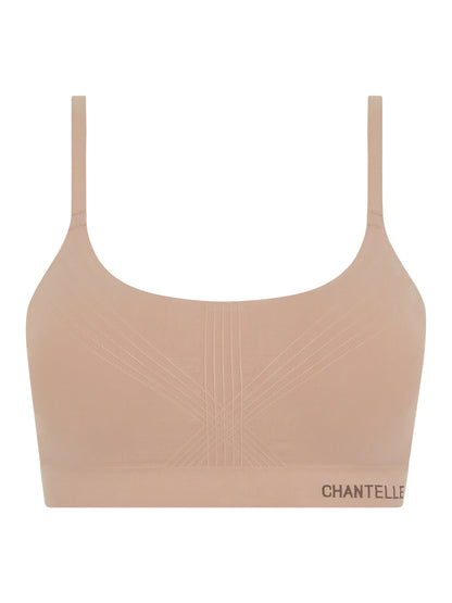 Smooth Comfort Wirefree Support T-Shirt Bra In Clay Nude - Chantelle