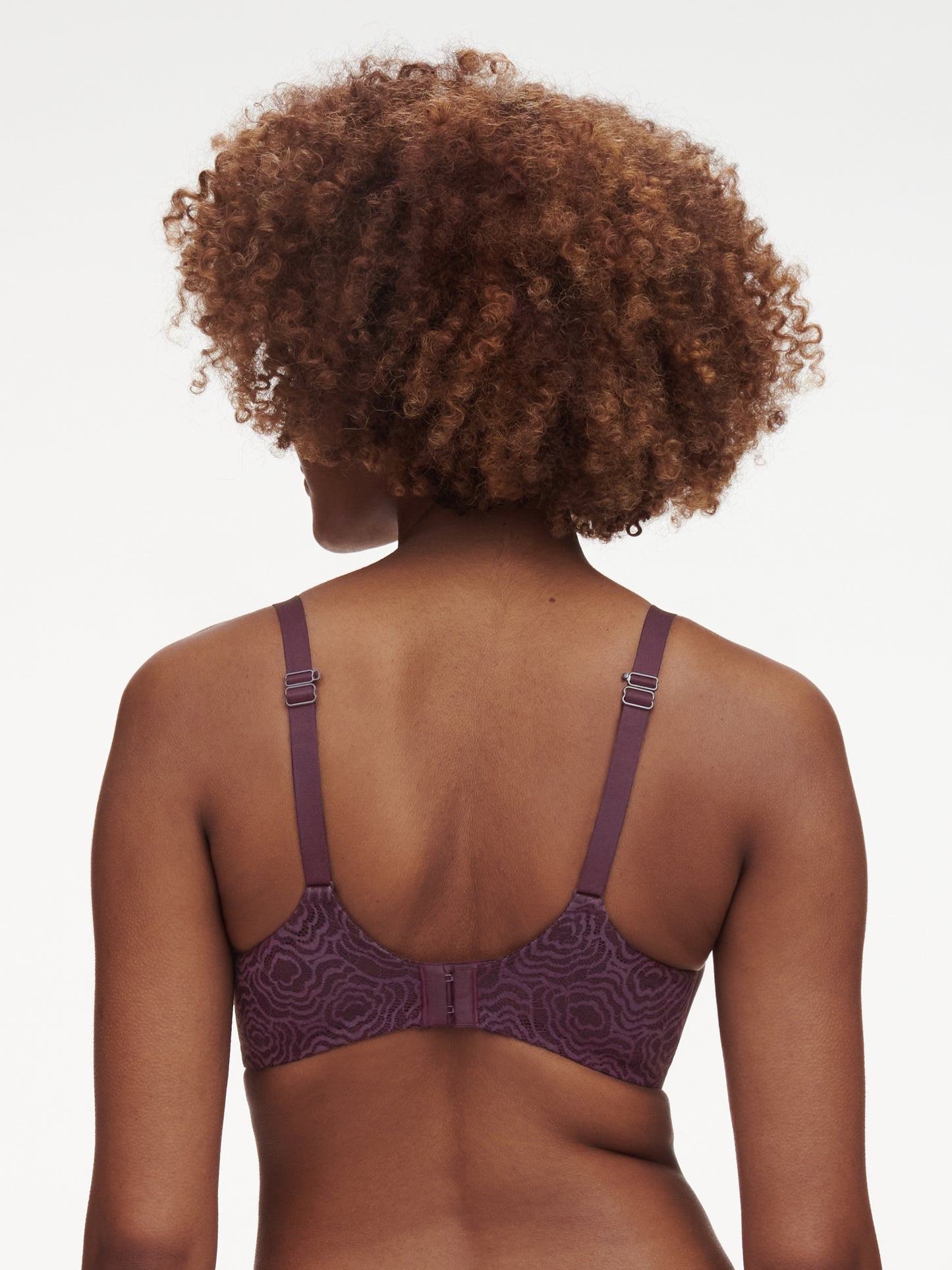 C Jolie Memory Form T-Shirt Bra In Aubergine - Chantelle