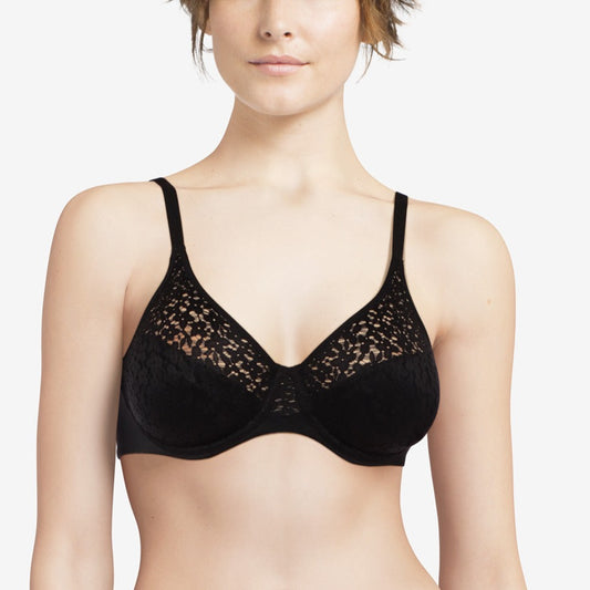 Norah Comfort Flex Fit Full Cup Bra In Black - Chantelle