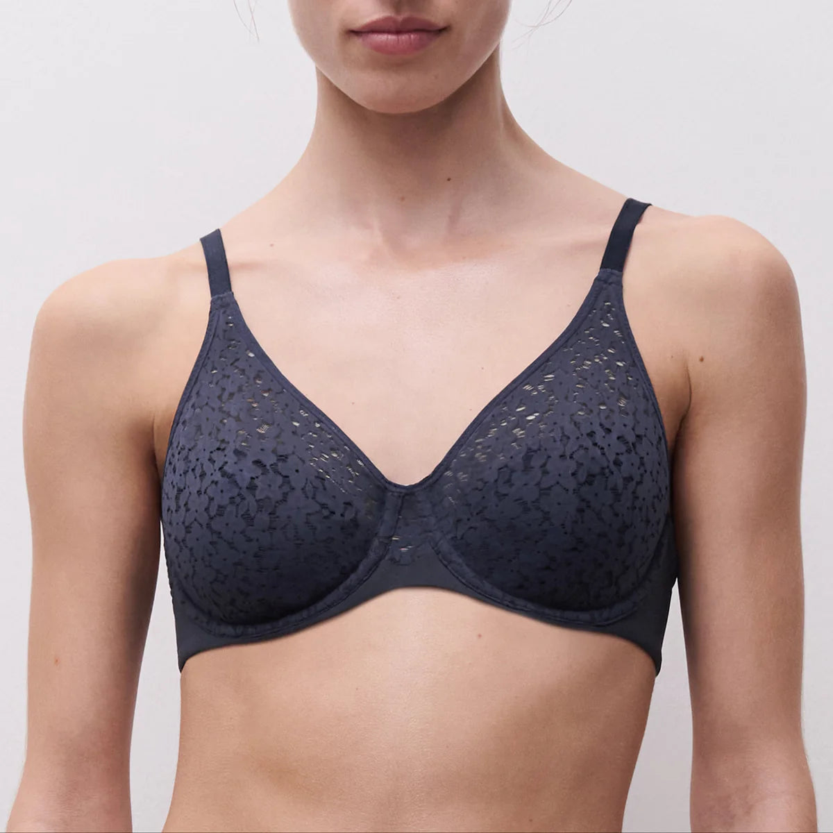 Norah Comfort Flex Fit Full Cup Bra In Marine Blue - Chantelle