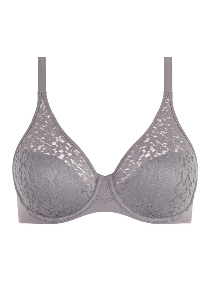 Norah Comfort Flex Fit Full Cup Bra In Purple Grey - Chantelle