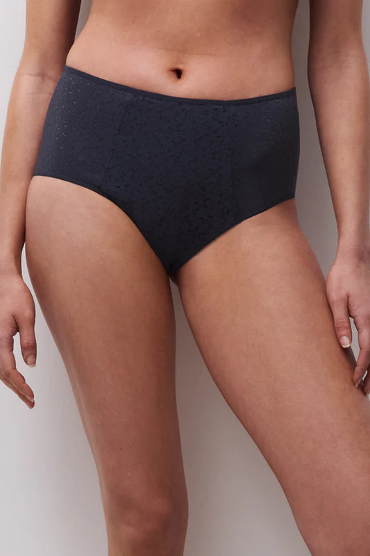 Norah High Waist Brief In Marine Blue - Chantelle
