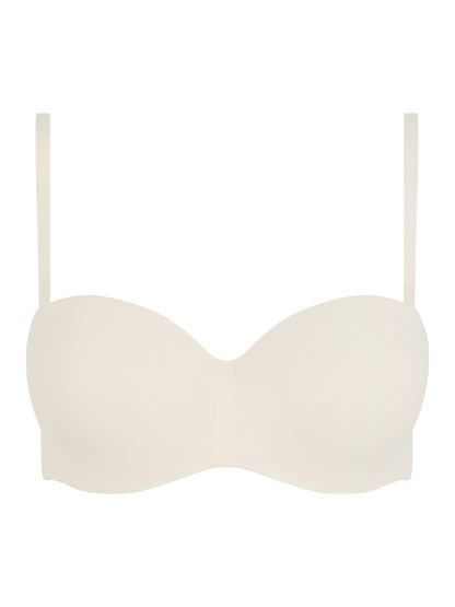 Norah Comfort Strapless Convertible Bra In Talc - Chantelle