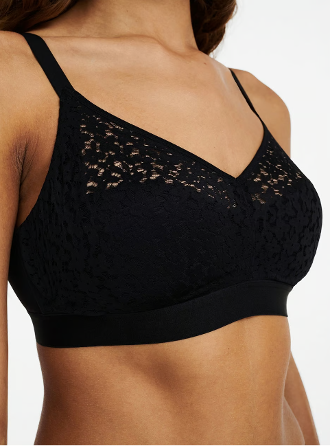 Norah Comfort Lace Wireless Bra In Black - Chantelle