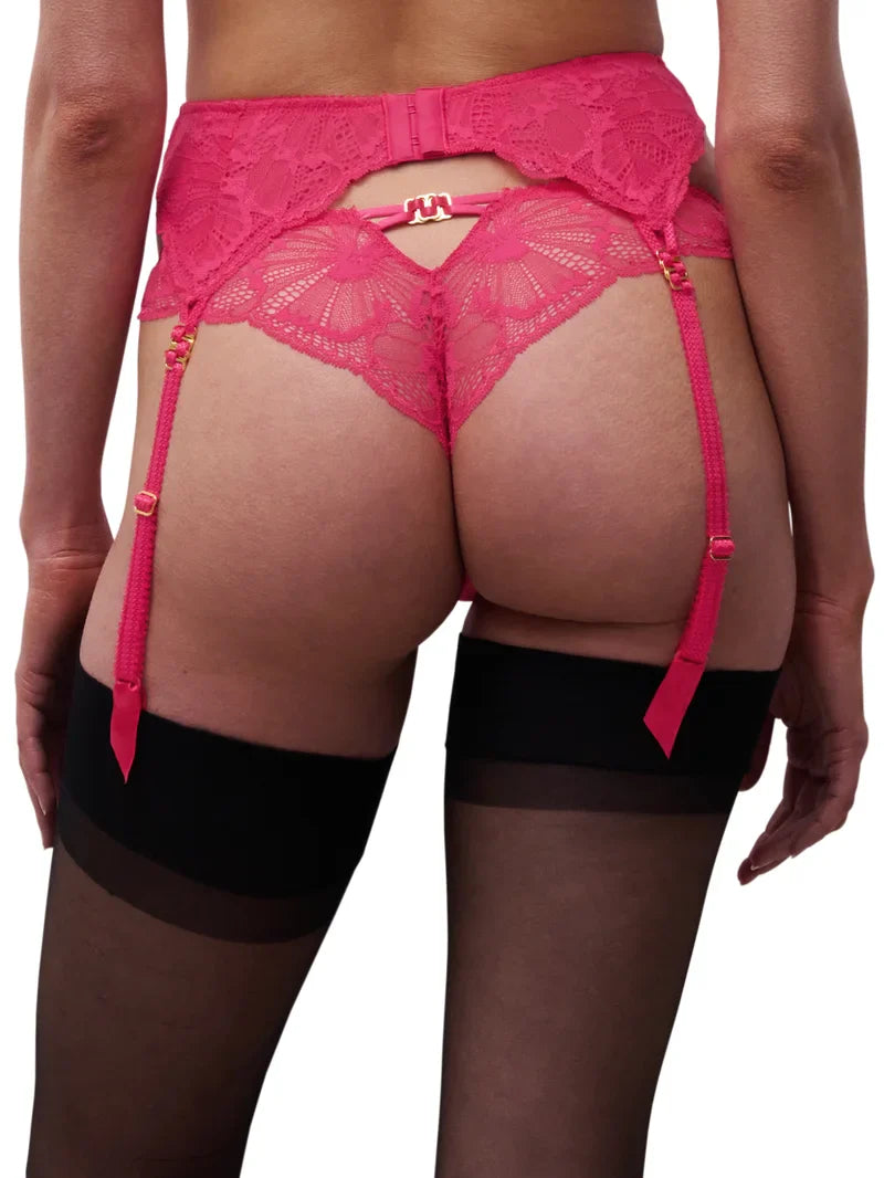 Muse Garter Belt In Lipstick - Chantelle