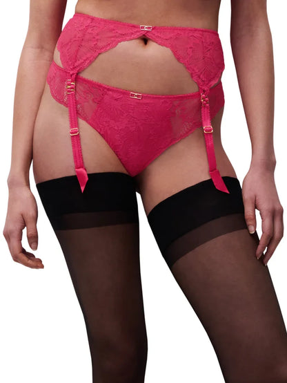 Muse Garter Belt In Lipstick - Chantelle