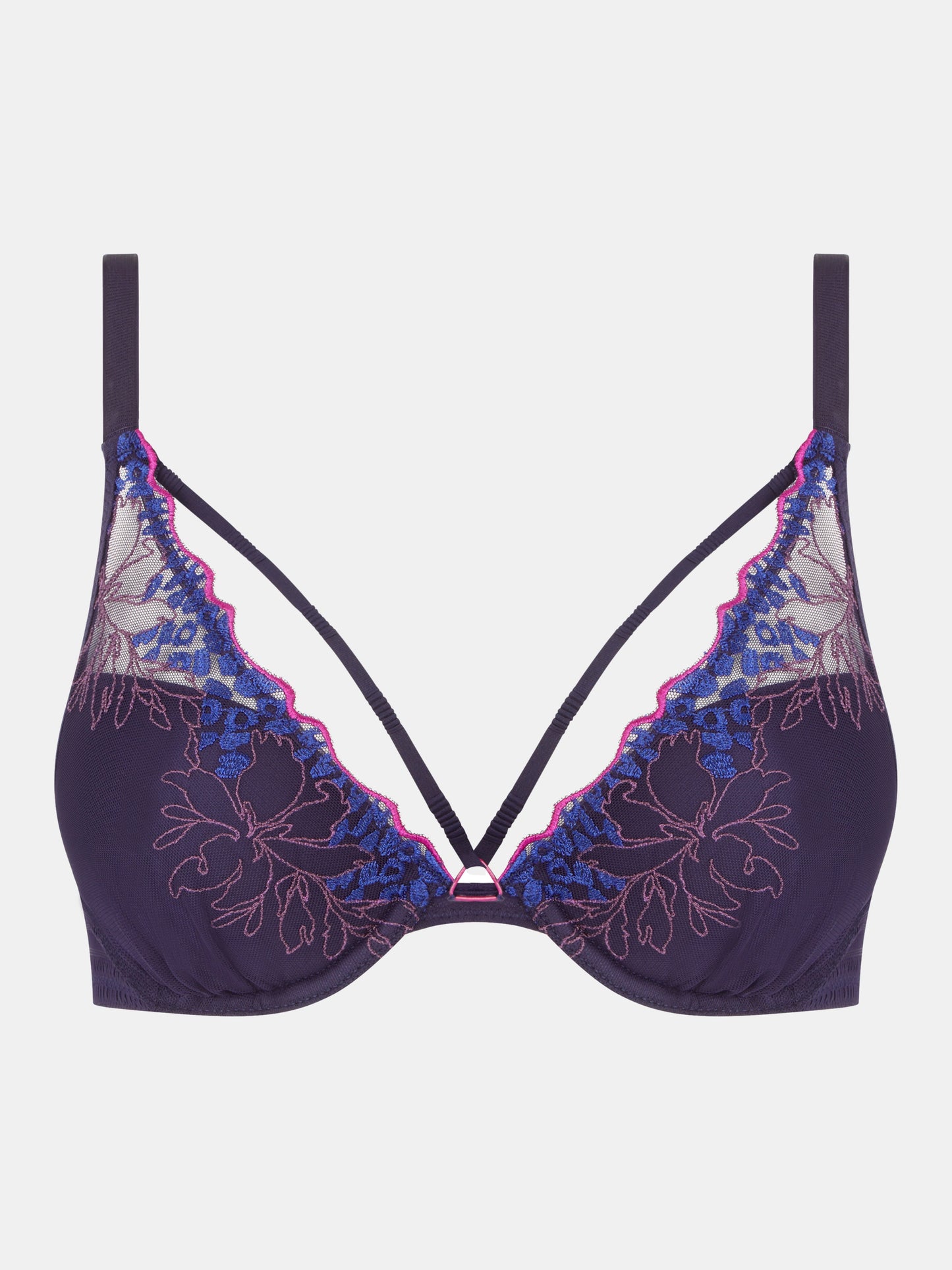 Spice Push Up Bra In Midnight Blue - Chantelle Pulp