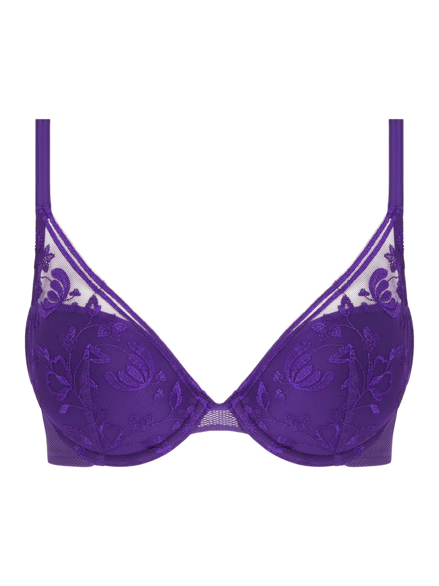 Philter Padded Push Up Bra In Club Purple - Chantelle Pulp